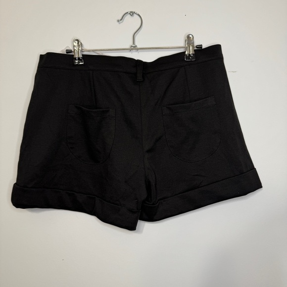 Fiorucci Black High-Rise Tailored Shorts Size IT 44 / US 30 | Made in Italy - Picture 3 of 15